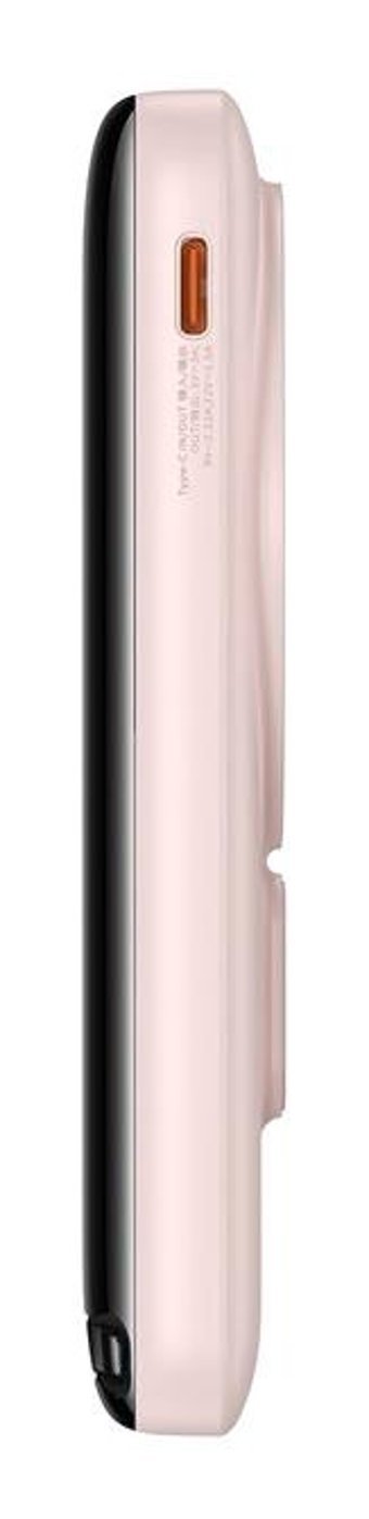Baseus Mgsafe Overseas 10000 mAh Hızlı Şarj Mıknatıslı Type C Kablosuz Powerbank Pembe
