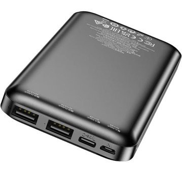 Borofone Bj27 10000 mAh Hızlı Şarj Micro USB Powerbank Siyah