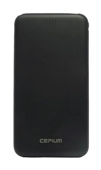 Cepium 6000 mAh Mini USB Powerbank Siyah