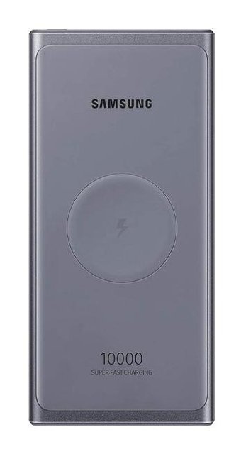 Samsung Eb­U3300X 10000 mAh Hızlı Şarj Mıknatıslı Type C Kablosuz Powerbank Gri