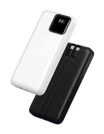Wiwu Jc-18 10000 mAh Hızlı Şarj Lightning - Type C Powerbank Beyaz