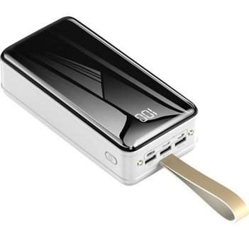 Robor R750 50000 mAh Hızlı Şarj Lighthing - Type C Powerbank Siyah