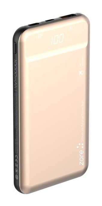 UnDePlus Zr-1015 10000 mAh Hızlı Şarj Mıknatıslı Micro Lightning - Type C - USB Powerbank Altın
