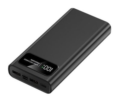 Sprange Sr-P14 20000 mAh Hızlı Şarj Micro Lightning - Type C - USB Powerbank Siyah