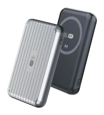 King Power Wp-18 10000 mAh Hızlı Şarj Mıknatıslı Micro USB Powerbank Siyah