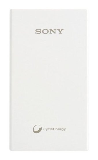 Sony 5000 mAh Hızlı Şarj Micro Type C - USB Powerbank Beyaz