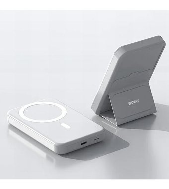 Deji 10000 mAh Hızlı Şarj Mıknatıslı Type C Powerbank Beyaz