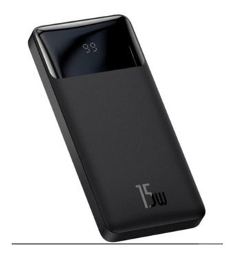 Baseus Bipow 10000 mAh Hızlı Şarj Micro Type C - USB Powerbank Beyaz