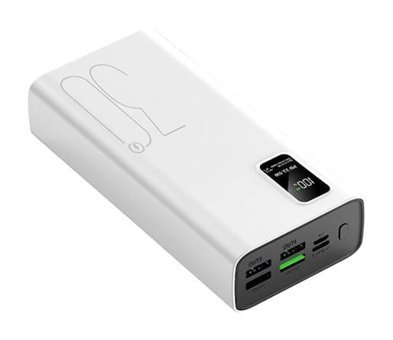 Newface Nf232 30000 mAh Hızlı Şarj Type C - USB Powerbank Beyaz