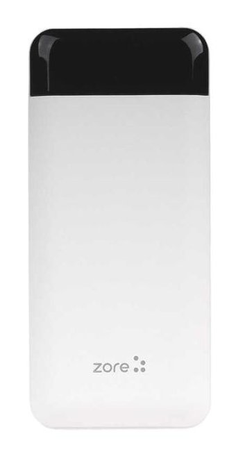 Zore Zr-Pw01 10000 mAh Hızlı Şarj Micro Type C - USB Powerbank Beyaz