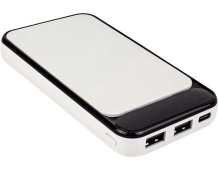S-Link Lp-G2710 10000 mAh Hızlı Şarj Micro Type C - USB Powerbank Beyaz - Siyah