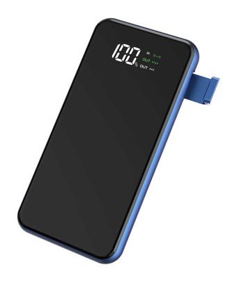 Wiwu W1 8000 mAh Hızlı Şarj Micro USB Powerbank Mavi