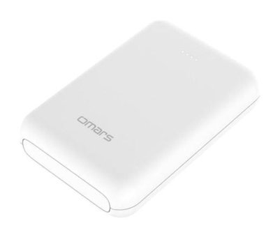 Omars Ompb015 10000 mAh Hızlı Şarj Type C - USB Powerbank Beyaz