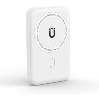 Wiwu Sc10000 10000 mAh Hızlı Şarj Mıknatıslı Micro Type C - USB Kablosuz Powerbank Beyaz