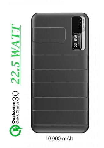 Prepare 10000 mAh Hızlı Şarj Micro USB Powerbank Siyah