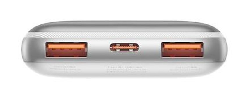 Baseus Bipow Pro Overseas 10000 mAh Hızlı Şarj Type C Powerbank Beyaz