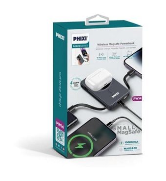 Phixi Force Pw14 10000 mAh Hızlı Şarj Mıknatıslı Type C Powerbank Mor
