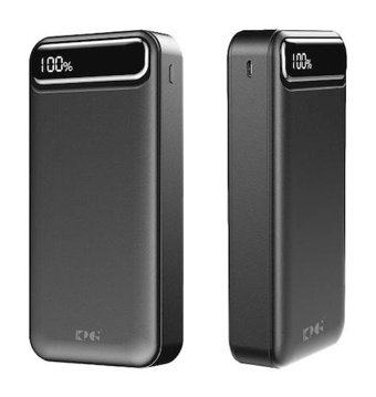 Deilmi 20000 mAh Hızlı Şarj Mini USB Powerbank Siyah