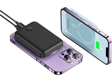Shaza 5000 Mah 5000 mAh Hızlı Şarj Mıknatıslı Powerbank Siyah
