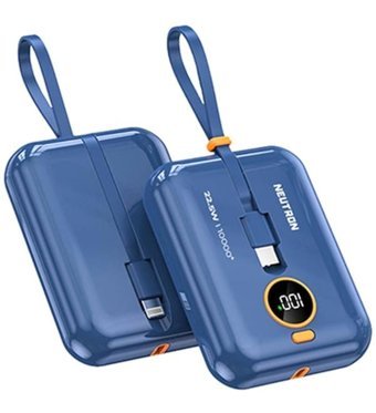 Neutron Ntl-Pb-11F4 10000 mAh Hızlı Şarj Lightning - Type C Powerbank Mavi