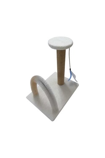 Mavi Kaktüs Oturaklı 50 cm Kedi Tırmalama Direği