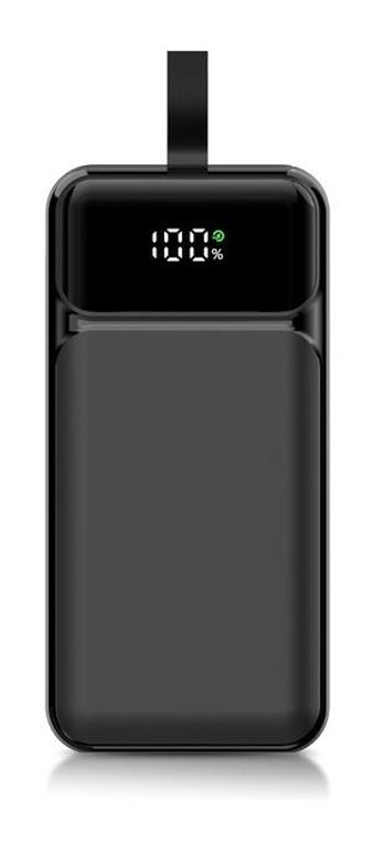 Deji 30000 mAh Hızlı Şarj Micro Type C - USB Powerbank Beyaz