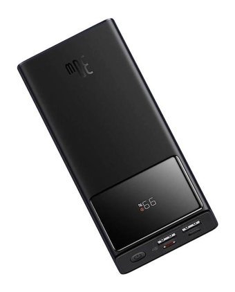 Baseus Ppxj2030 20000 mAh Hızlı Şarj Dijital Göstergeli Type C Powerbank Siyah