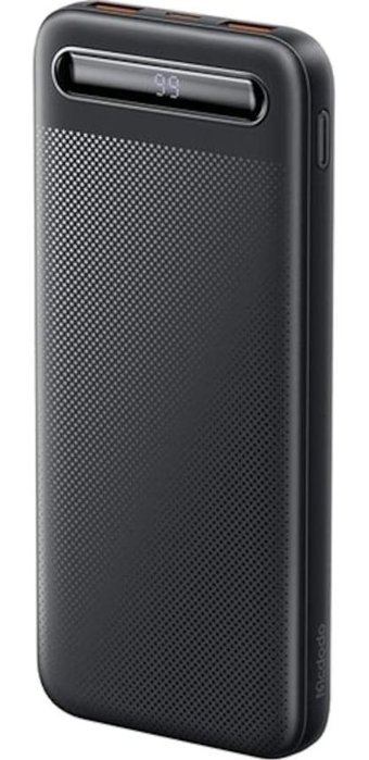 Mcdodo 10000 mAh Hızlı Şarj Type C - USB Powerbank Siyah
