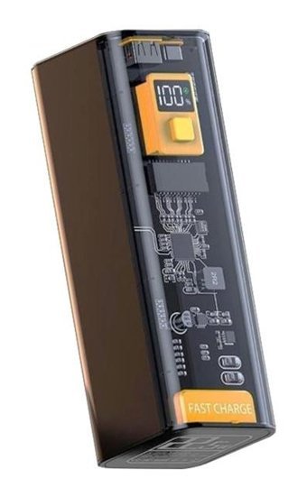 Polham 30000 mAh Hızlı Şarj Type C Powerbank Şeffaf