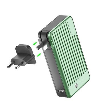 Xipin T106 10000 mAh Hızlı Şarj Micro Lightning - Type C - USB Powerbank Gümüş