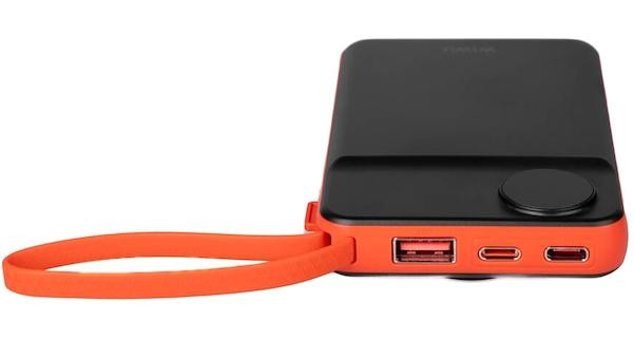 Wiwu Wi-P007 10000 mAh Hızlı Şarj Micro Type C - USB Kablosuz Powerbank Siyah