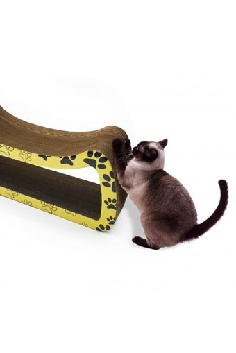 Artikel Ondüle Karton Oturaklı 27 cm Kedi Tırmalama Rampası
