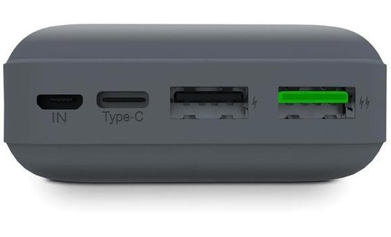 Polosmart Psm72 20000 mAh Hızlı Şarj Micro Type C - USB Powerbank Gri