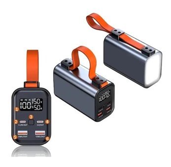 Tonex 30000 mAh Hızlı Şarj Micro Type C - USB Powerbank Siyah
