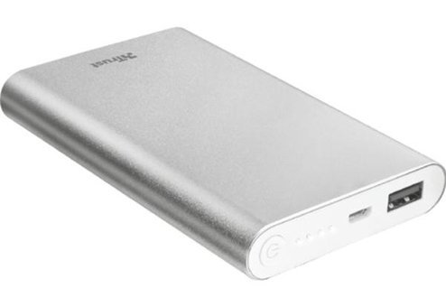 Trust Ula 8000 mAh Hızlı Şarj Micro Type C - USB Powerbank Gümüş