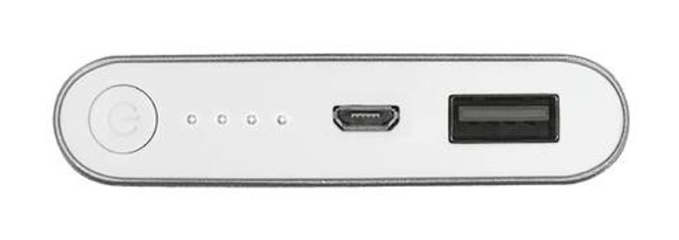 Trust Ula 8000 mAh Hızlı Şarj Micro Type C - USB Powerbank Gümüş
