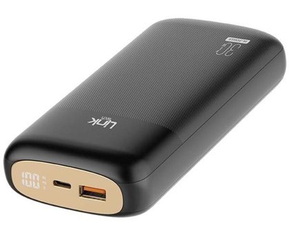 Linktech Pd23 20000 mAh Hızlı Şarj Type C - USB Powerbank Siyah