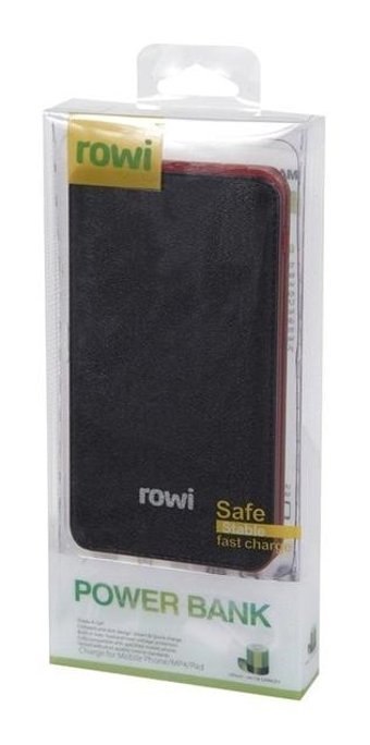 Rowi 6000 mAh Hızlı Şarj Micro USB Powerbank Beyaz