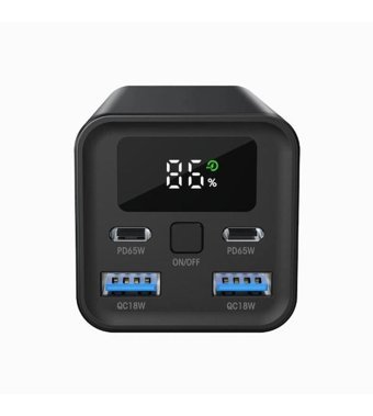 Soultech Bt265S Scuti 20000 mAh Hızlı Şarj Micro Type C - USB Powerbank Siyah