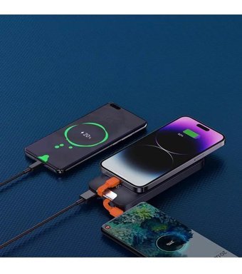 Dretech Trm-1013 10000 mAh Hızlı Şarj Type C Powerbank Siyah
