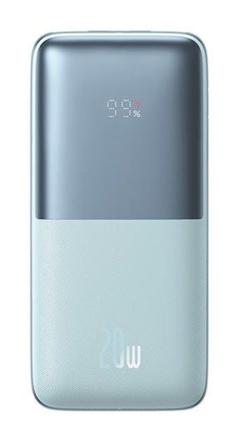 Baseus Bipow Pro Overseas 10000 mAh Hızlı Şarj Type C Powerbank Mavi