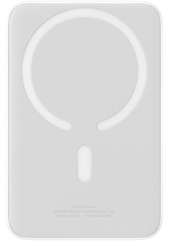 Baseus Mgsafe Mini Air 10000 mAh Hızlı Şarj Mıknatıslı Type C Kablosuz Powerbank Beyaz
