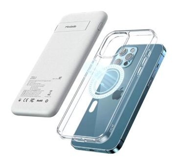 Mcdodo Mc-8770 10000 mAh Hızlı Şarj Mıknatıslı Type C Powerbank Beyaz