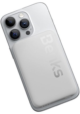 Benks Mp10 6000 mAh Hızlı Şarj Mıknatıslı Type C Powerbank Beyaz