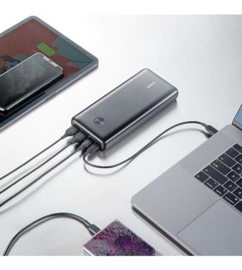 Anker Powercore Iıı Elite 25600 mAh Hızlı Şarj Micro USB Powerbank Siyah