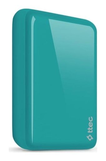 Ttec Recharger 10000 mAh Hızlı Şarj Micro Lightning - Type C - USB Powerbank Turkuaz