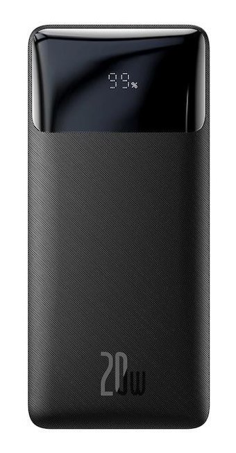 Baseus Bipow Overseas Edition 20000 mAh Hızlı Şarj Type C Powerbank Siyah