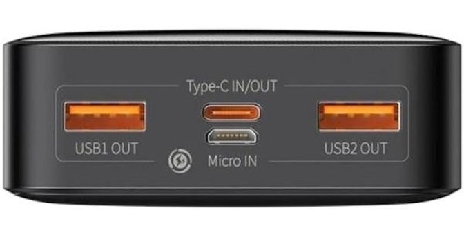 Baseus Bipow 20000 mAh Hızlı Şarj Type C Powerbank Beyaz