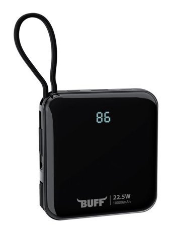 Buff Bp14 10000 mAh Hızlı Şarj Type C Powerbank Siyah