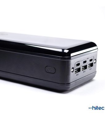 Schitec Yk90 5000 mAh Hızlı Şarj Micro Type C - USB Powerbank Siyah